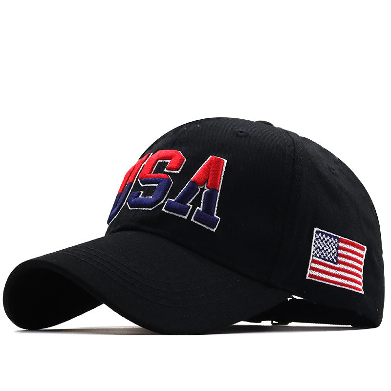 Letter USA Embroidery Baseball Cap, Gifts for 250th Anniversary and 4th of July Patriotic - Image 4