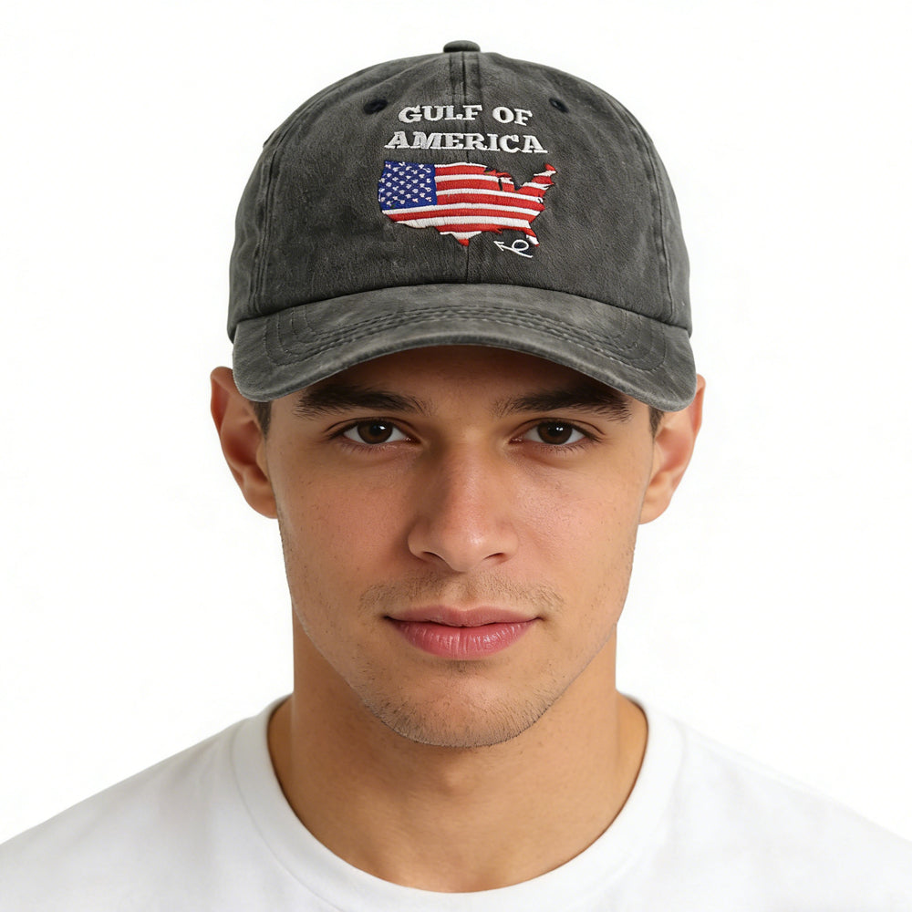 2Pcs Gulf of America Hat for Men Women - Image 3