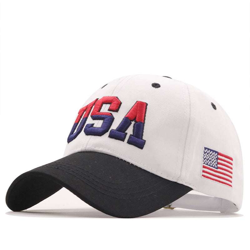 Letter USA Embroidery Baseball Cap, Gifts for 250th Anniversary and 4th of July Patriotic - Image 3