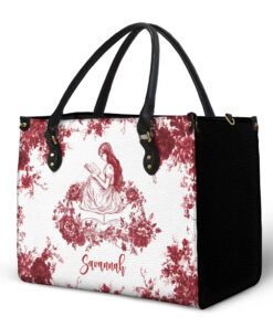 Alternative view of A Chapter Of Chinoiserie Toile - Personalized Leather Bag