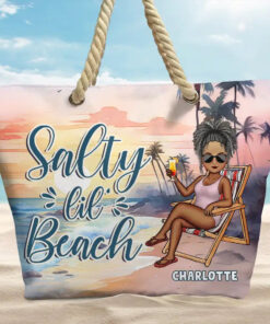 Alternative view of Beach Lovin' Girl - Personalized Beach Bag