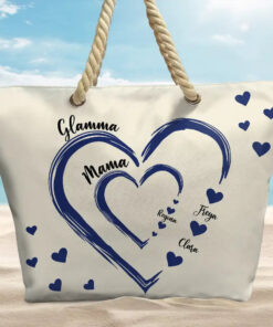 Alternative view of Mom Grandma Little Sweethearts - Personalized Beach Bag