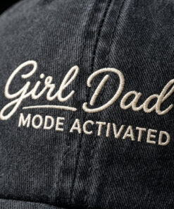 Alternative view of Girl Dad Mode Activated, Father's Day Retro Faux Embroidery Cap, Gift For Him