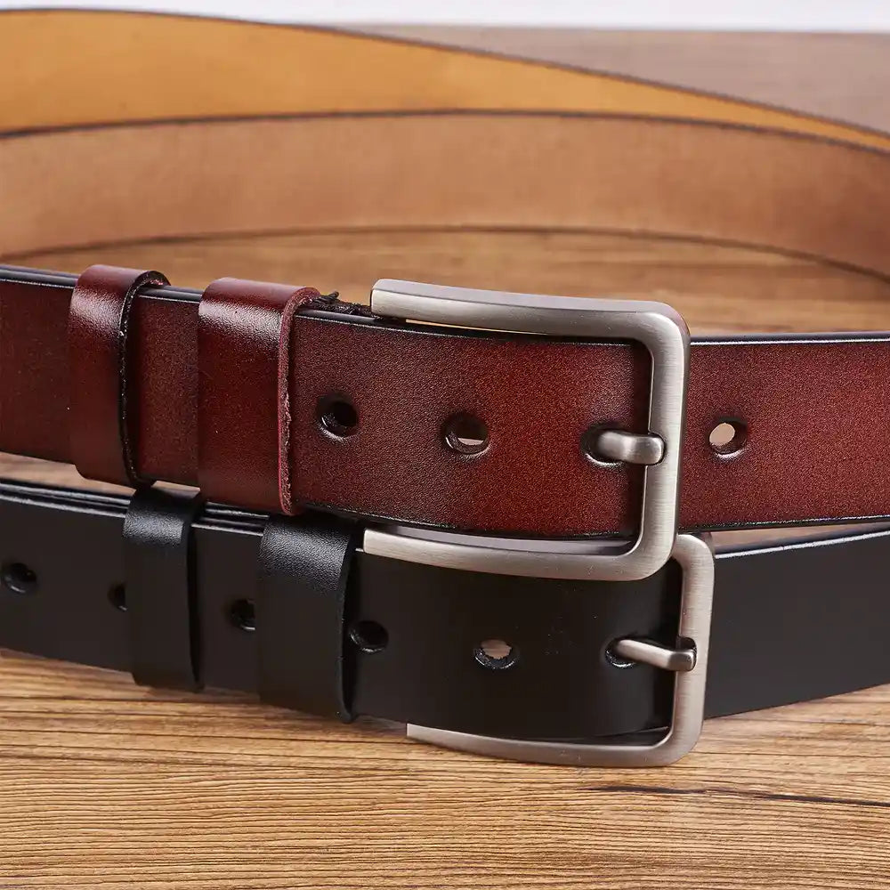 Let Our Love Hold Up Your Heart - Personalized Engraved Leather Belt - Image 3