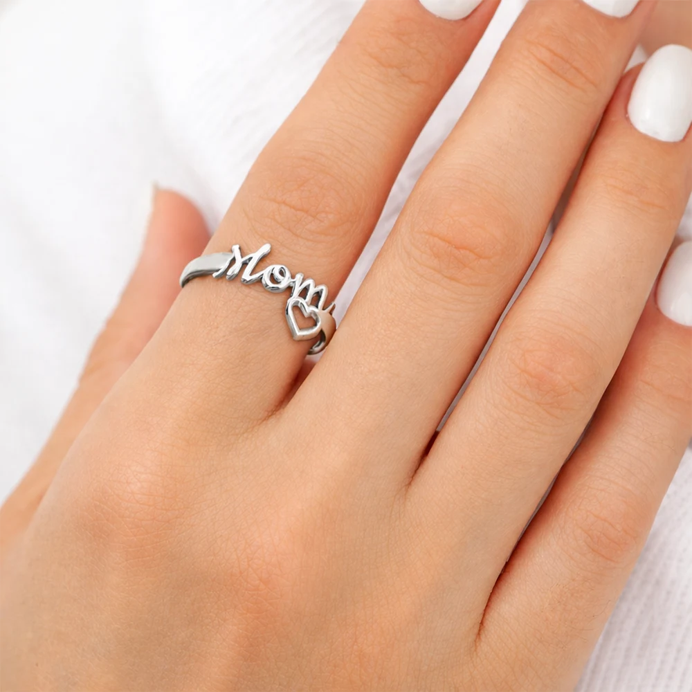 Lovely Ring For Mum And Grandma - Personalised Custom Shaped Ring - Image 4