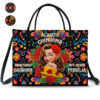 Always Chingona Sometimes Cabrona But Never Pendeja Hispanic - Personalized Leather Bag