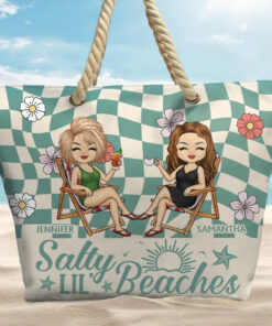 Alternative view of Girls Trip Besties For The Resties Chibi - Personalized Beach Bag