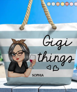 Gigi Things - Personalized Beach Bag